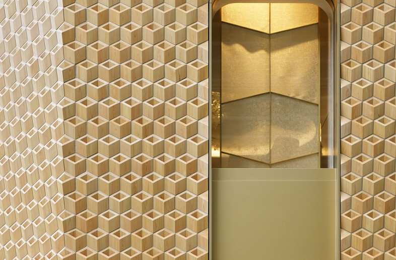 Fasad Retail Store Ini Terbuat dari Kayu Lho CASA Indonesia