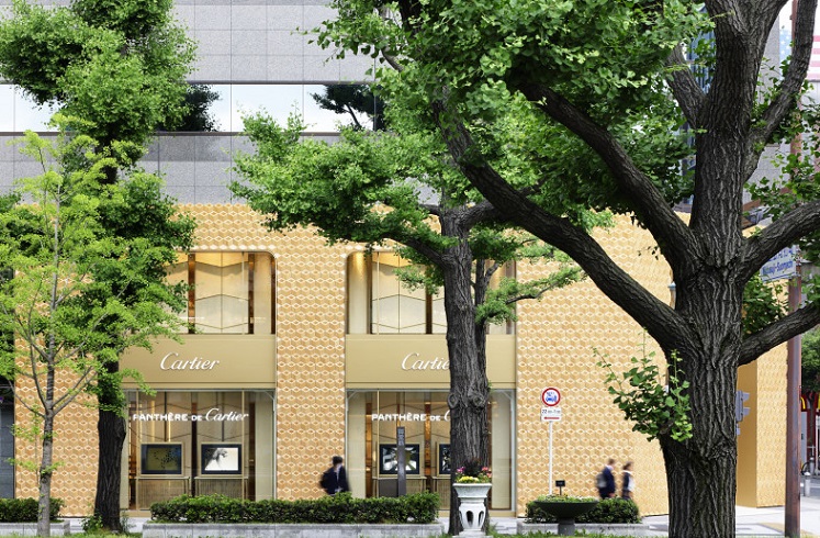 Fasad Toko Cartier Ini Terbuat dari Kayu Lho CASA Indonesia