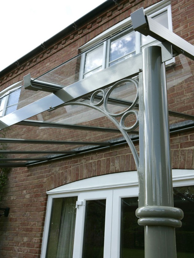 kanopi kaca tempered