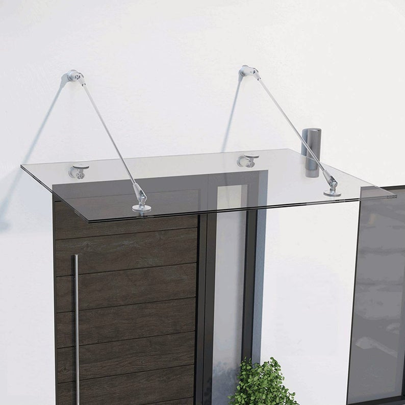 kanopi kaca tempered