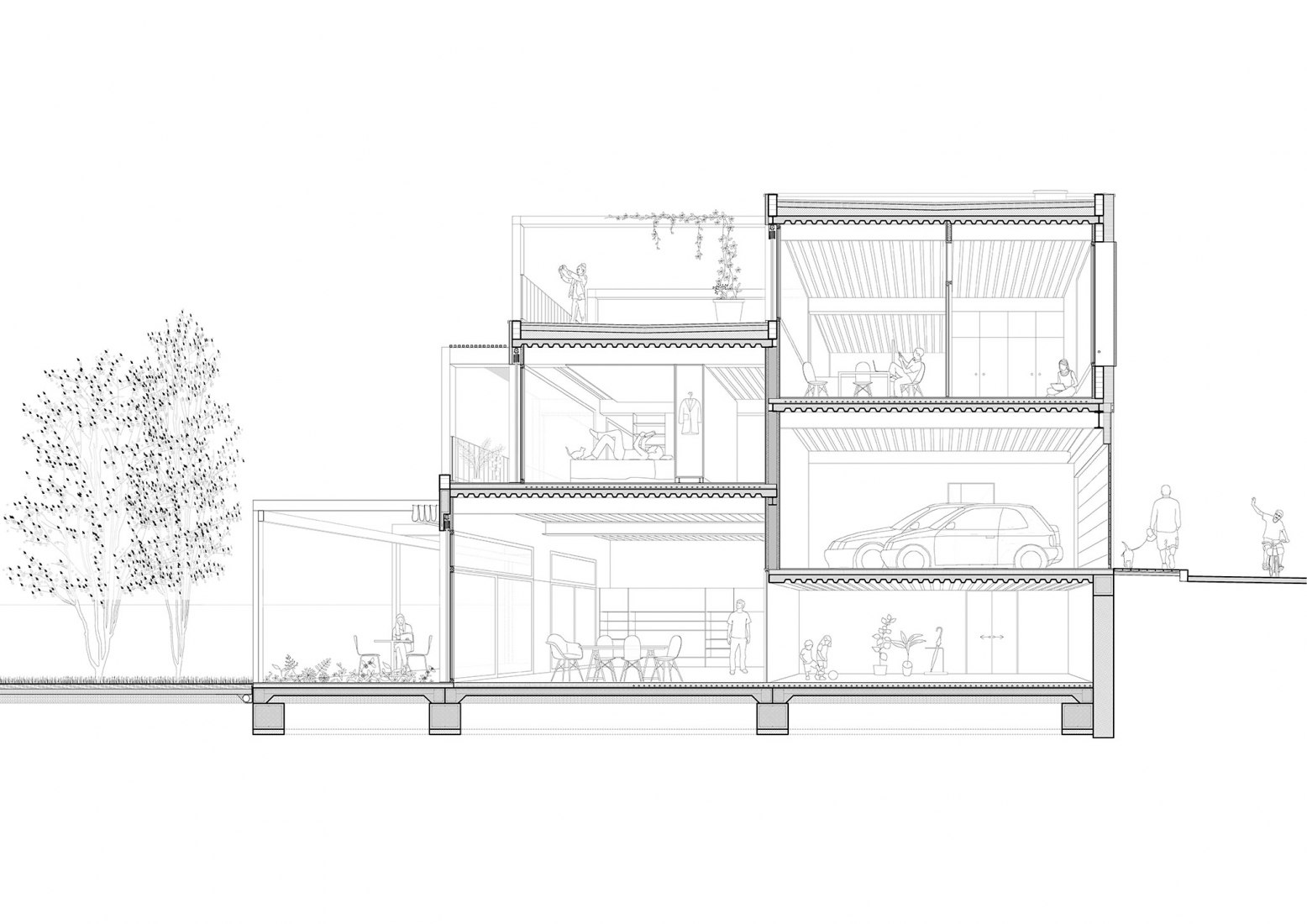 Yuk Intip, Rumah yang Bermain Leveling Karya Arsitek Spanyol