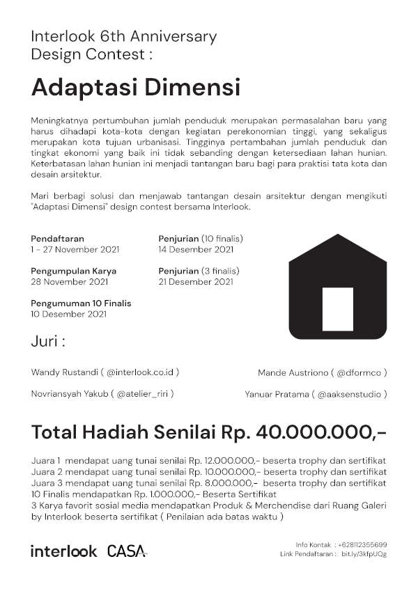 ADAPTASI DIMENSI &#8211; Interlook 6th Anniversary Design Contest