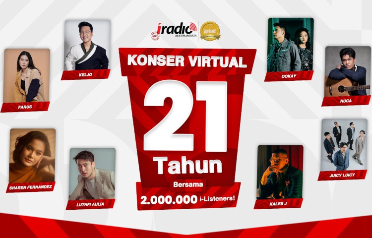 21 Tahun Mengudara, Iradio Gelar Konser Virtual