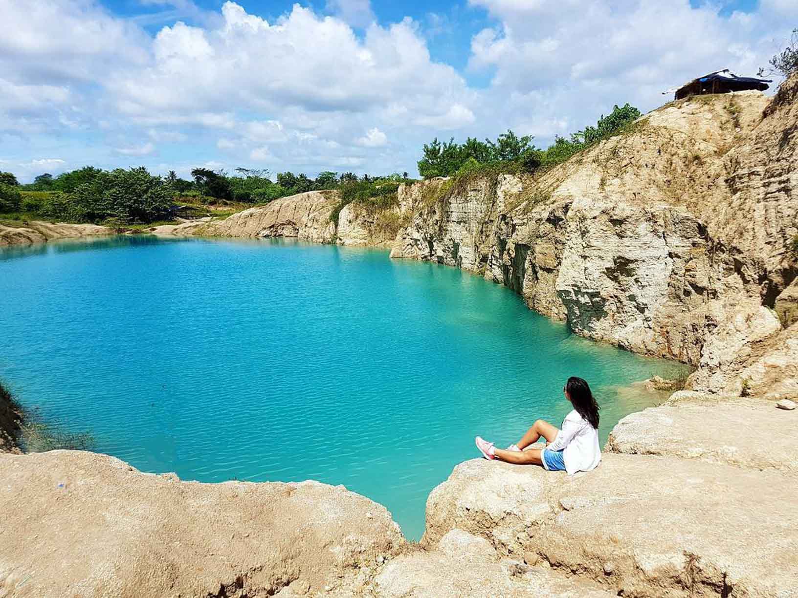 Birunya air di Telaga Cisoka