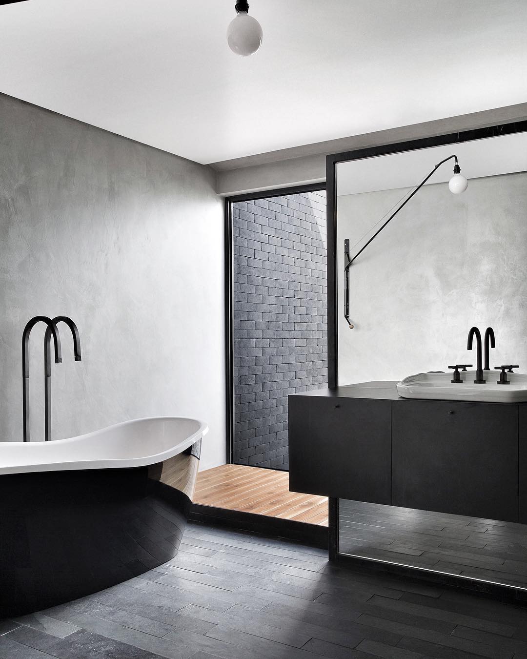 lantai keramik kamar mandi kayu