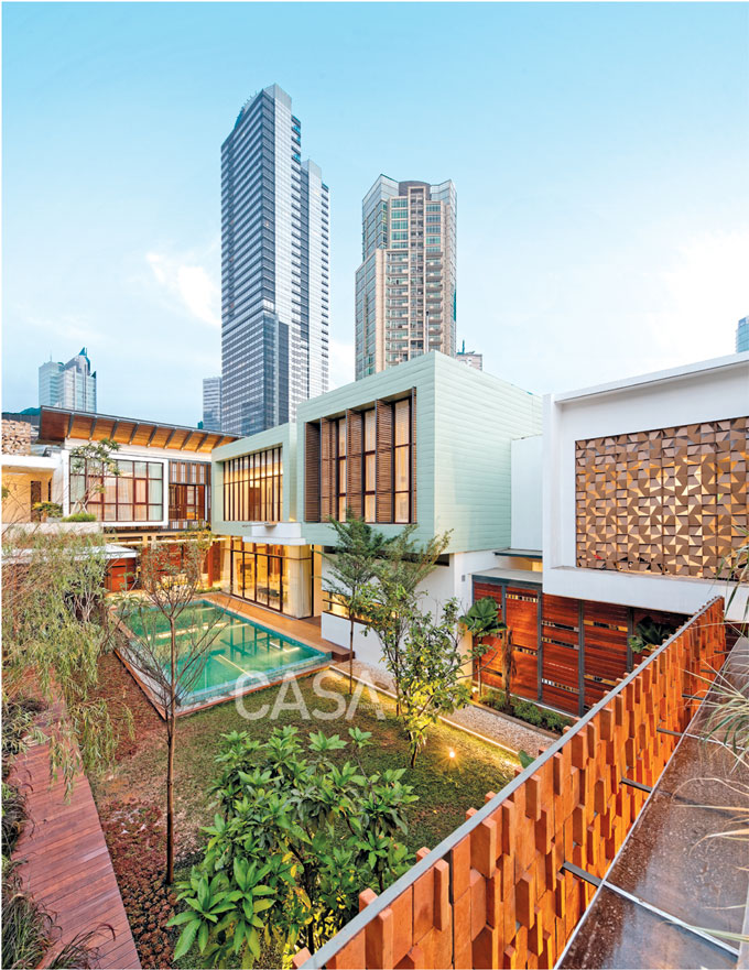 desain rumah idaman di tengah kota