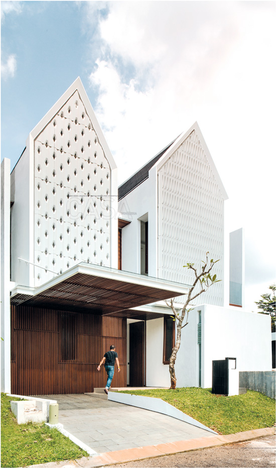 desain rumah idaman dengan fasad unik