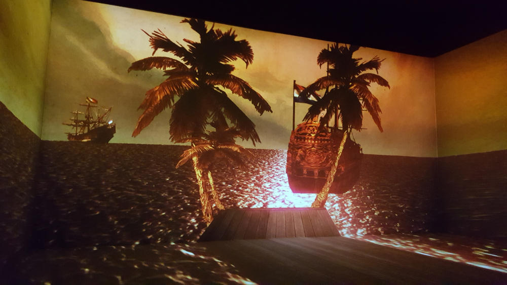 Cuplikan dari immersive cinema di Museum Bank Indonesia / CASA Indonesia