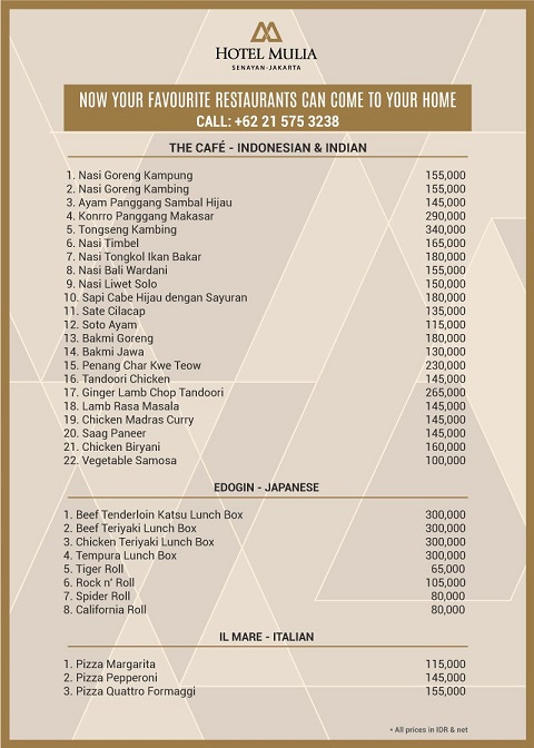 Menikmati Kuliner Bintang Lima dari Rumah? Bisa!