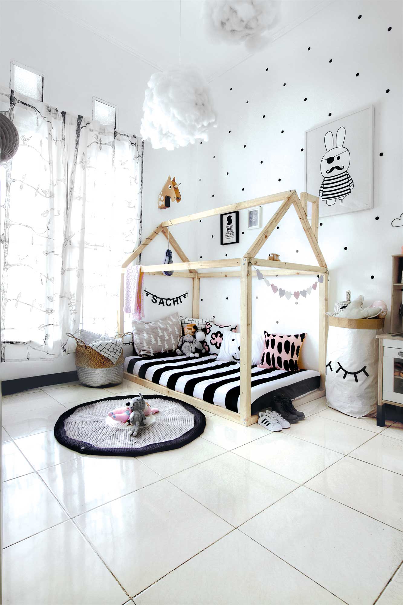 Gemas! 20 Ide Desain Kamar Tidur Anak Perempuan