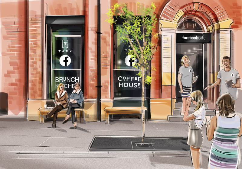 Baru dari Facebook, Pop-Up Cafe Sosialisasi di Inggris