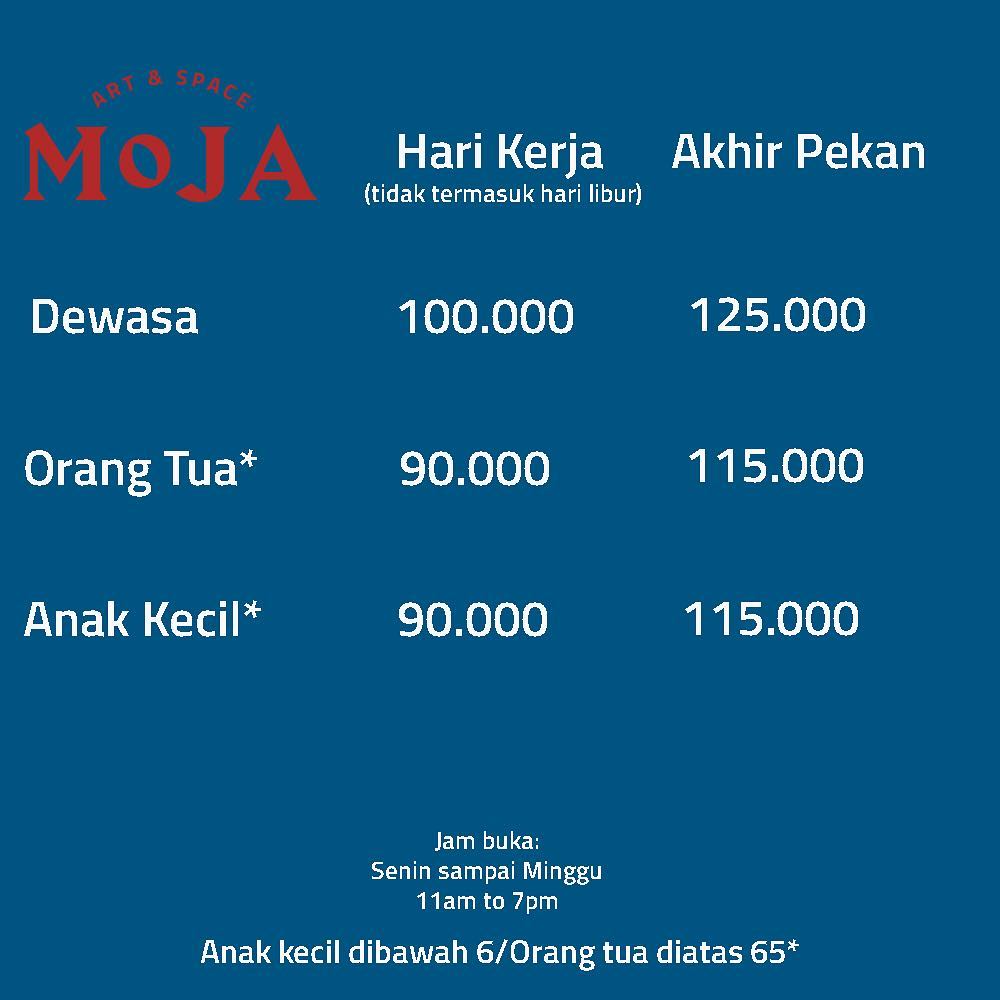 Harga tiket masuk MoJa Museum