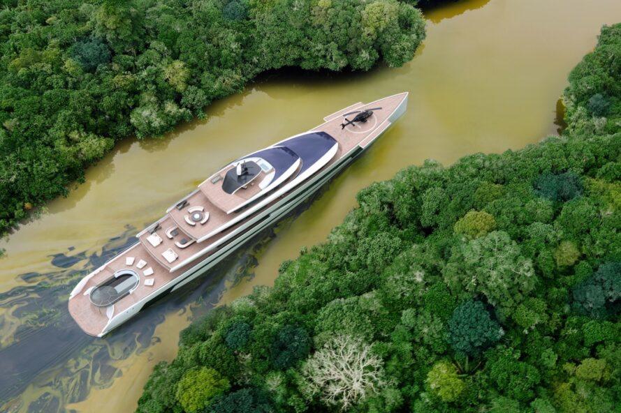 Ini Konsep Kapal Yacht dengan Energi Matahari