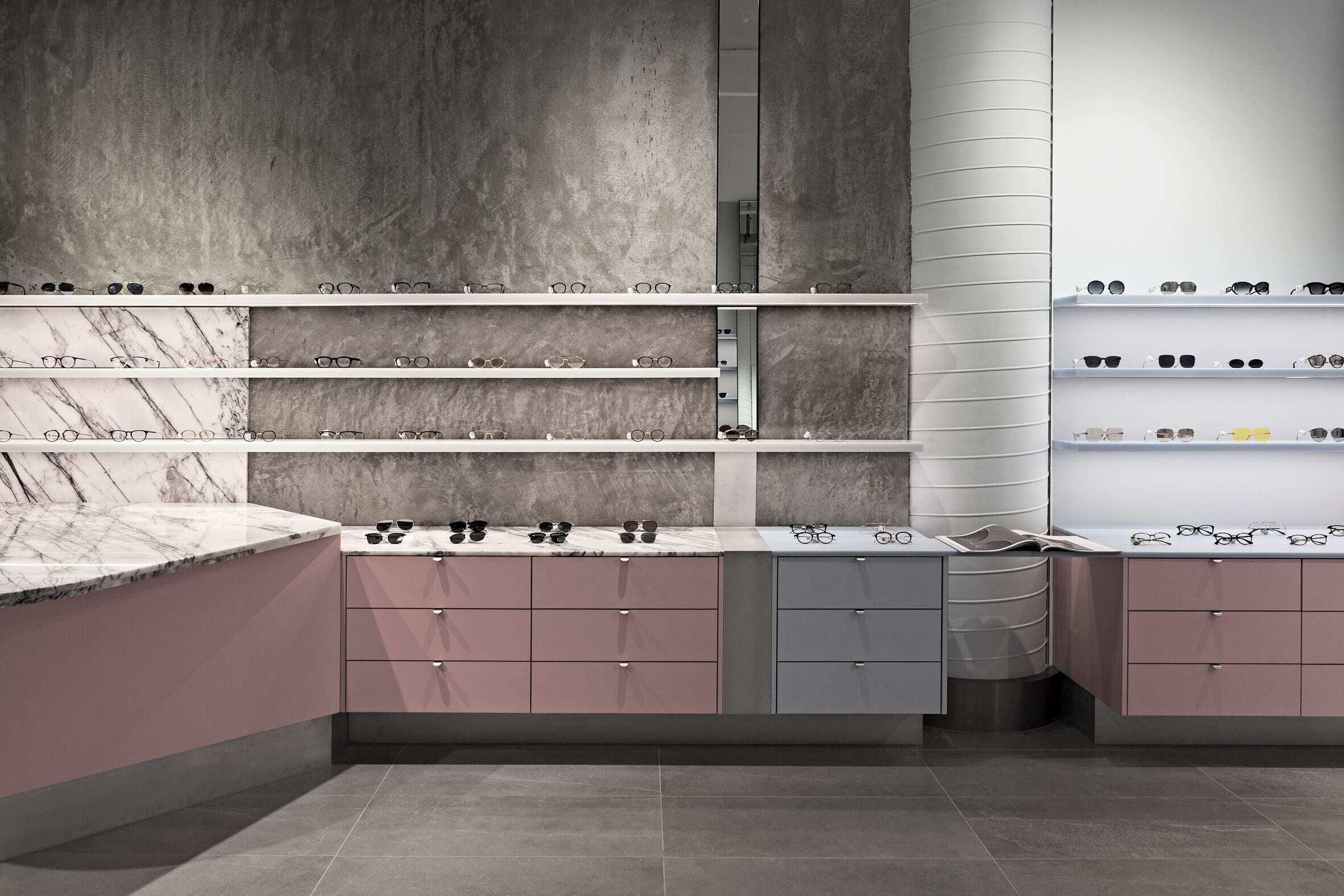 Optik dengan Desain Interior Cantik, Ada di Melbourne