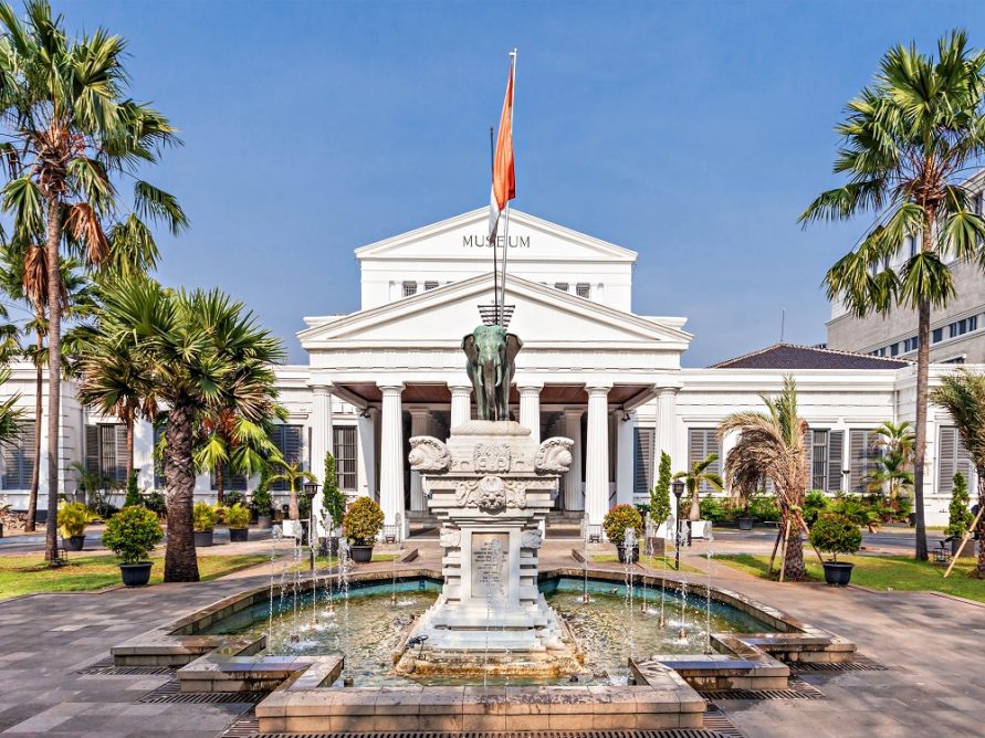 Patung gajah khas dari Museum Nasional / Pegipegi