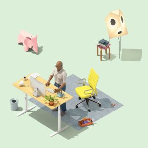 Meja dan Kursi ini Upgrade Sikap Kerja yang Sehat!