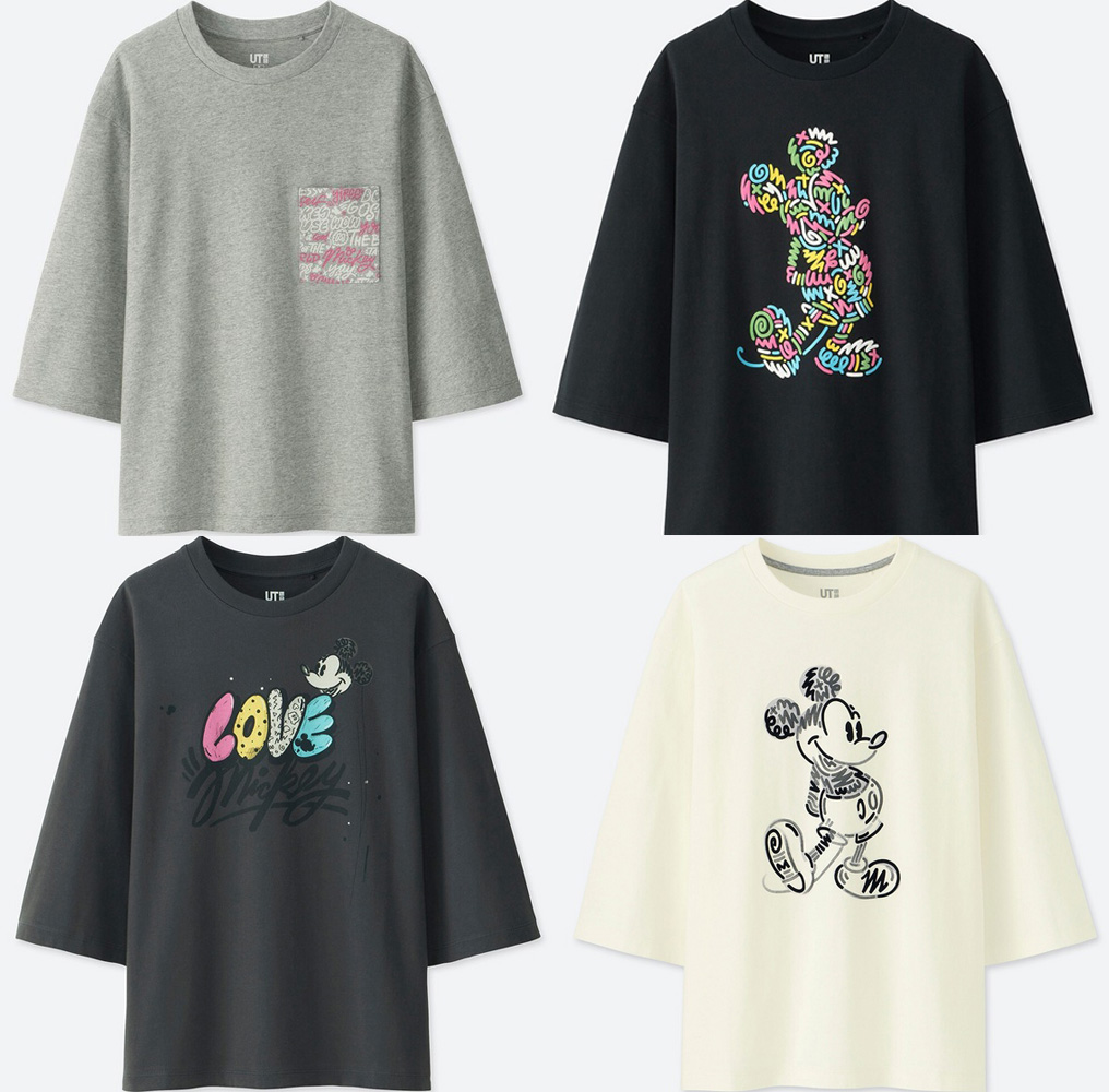 Koleksi Love & Mickey Mouse oleh Kate Moross untuk Uniqlo / Uniqlo Indonesia
