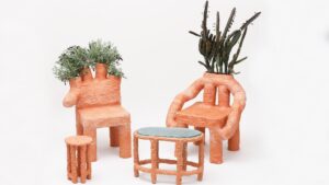 Wow! Furnitur Keramik Ini Seperti Melambaikan Tangannya