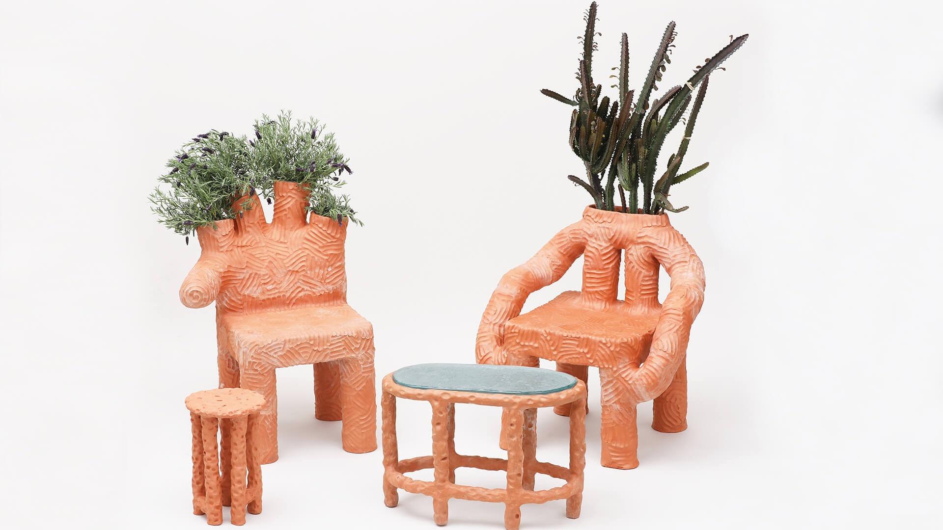 Wow! Furnitur Keramik Ini Seperti Melambaikan Tangannya